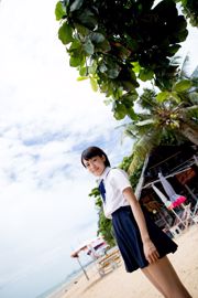 Nishino Koharu "Uniforme escolar à beira-mar + maiô High Fork" [Minisuka.tv]
