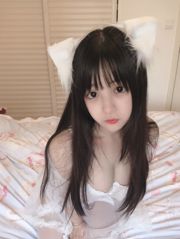 [Cosplay] Sakurai Ningning-Little White Cat Spitzenunterwäsche