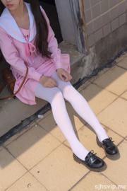 "JK Pink Schuluniform Weiße Seide" [Sen Luo Foundation] X-026