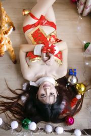 A mais bela escola Hua Kong Yihong "Beauty Christmas Girl" [TGOD Push Goddess]