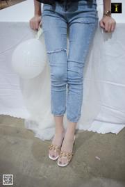 Modèle Yunzhi "Jeans quotidiens avec soie" [IESS bizarre et intéressant] Belles jambes et pieds en soie