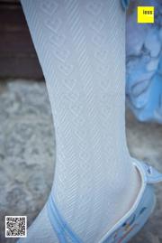 Silk Xiangjia 122 Mumu "Sapatos bordados Hanfu e meias brancas" [IESS Weird Interesting Direction]