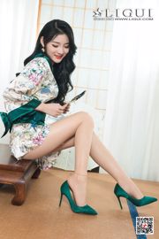 Модель ноги Яя "Kimono and Jade Foot" [丽 柜 Ligui]