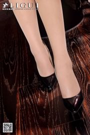 Modèle Amily "Bas de viande à jambes longues High Heel OL Beauty" [丽 柜 LiGui] Belles jambes et pied de jade