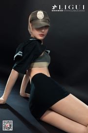 Model Es Krim "Seri Pelatihan Belenggu Kawat Polisi Wanita" [丽 柜 Ligui]