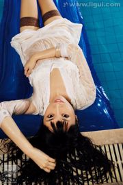 Model Cheng Hailun "Piękny obrazek" [Ligui LiGui] Piękne nogi i nefrytowe stopy