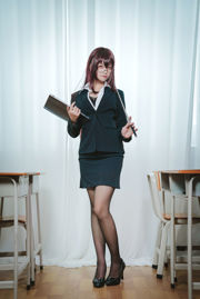 [Cosplay Photo] Cute Miss Sister Honey Juicy Cat Qiu - Teacher Teacher