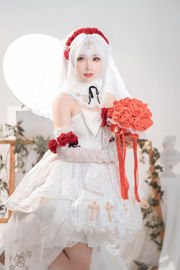 [Net Red COSER] Cute and popular Coser Noodle Fairy - Theresa Wedding Dress