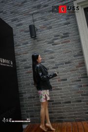 [MussGirl] Nr.073 Amu Leather und Cheongsam Alternative Clothing Thin Silk Foot Show