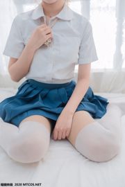„White Silk JK School Girl” [Miaotang Yinghua] VOL.121